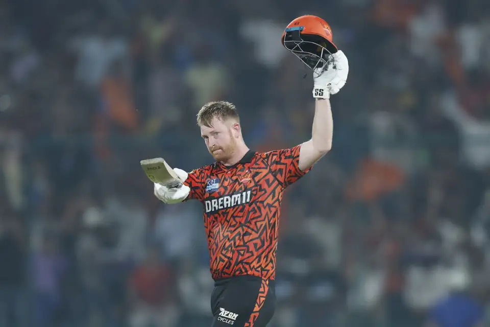 Heinrich Klaasen celebrates after hitting a 37-ball century Heinrich Klaasen celebrates after hitting a 37-ball century